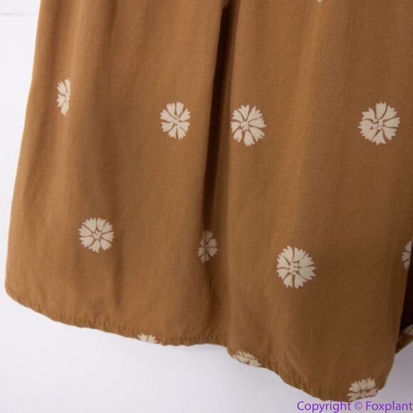 NEW Madewell Tie-Neck Tiered Mini Dress in Bloom Dot, ND169, XL - Picture 13 of 16